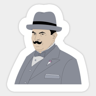 poirot Sticker